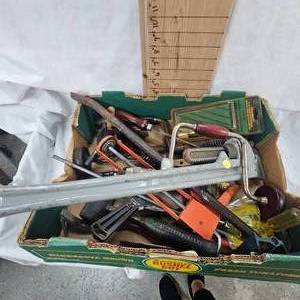 24 Pipe Wrench, Hand Drill, Misc
