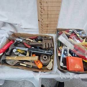 Hammers, Shears, Tool Lot as Pictured