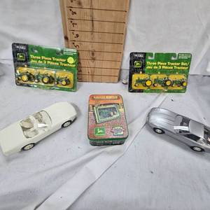 John Deere and Ertl Tractor Sets as Pictured