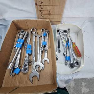 Lot of Wrenches and Ratchets
