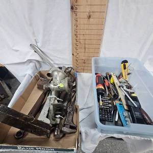 Lot of Nut Drivers, Vintage Werenches, Corker and Grinder