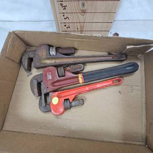 Lot of Three Pipewrenches