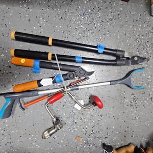 Tree Snippers, Hand Drill, Grabber