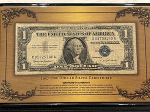 1957 B Blue Seal $1 Dollar Silver Certificate