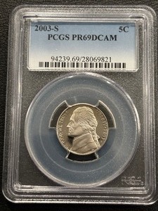2003-S Jefferson Nickel Proof PCGS PR69 Deep Cameo