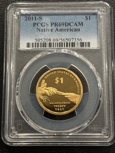 2011-S Native American Dollar Proof PCGS PR69 Deep Cameo