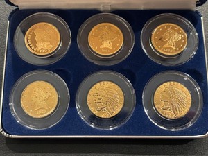 Gold Plated Replica Tribute Coins