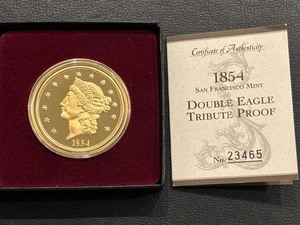 1854 Double Eagle Tribute Proof Replica