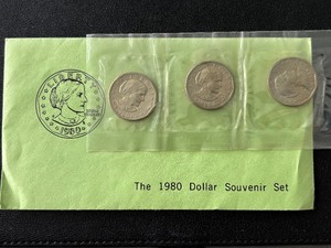 1980 Susan B. Anthony Dollar Set