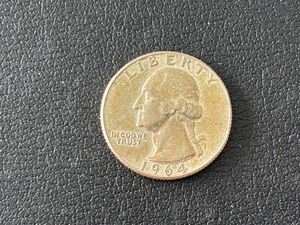 1964-D Washington Silver Quarter