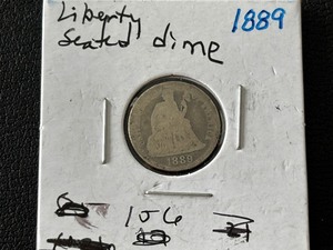 1889 Liberty Seated Dime