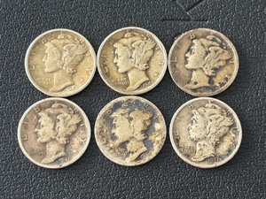Mercury Silver Dimes