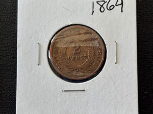 1864 Two Cent
