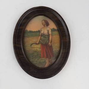 Jules Breton the Song of the Lark Framed Print