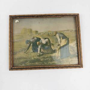 Jean-Francois Millet the Gleaners Framed Print 6 X 8 in