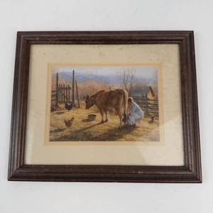 Robert Duncan Good Friends Framed Art Print 11.5 X 9.5 in
