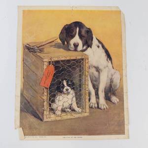 Vintage 1920s Wilson Chemical Company the Last of the Litter Print