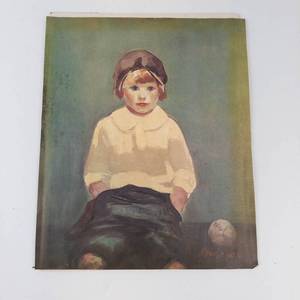 George Benjamin Luks Boy With Baseball Art Print
