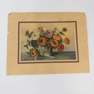 Floral Still Life Print Unframed