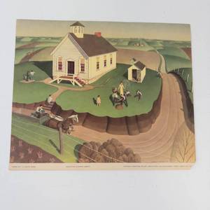 Grant Wood Arbor Day Art Print
