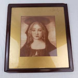 Henry Wolf a Madonna Framed Print