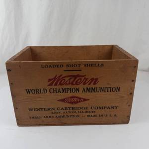 Western Cartridge Company Wooden Ammo Crates (Lot of 2)