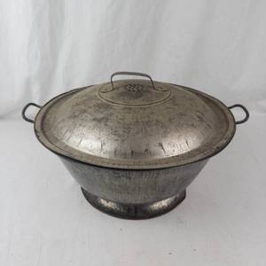 Vintage Vented Metal Bread Bowl