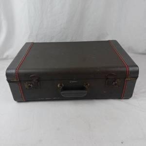 Vintage Monarch Luggage Hard-Sided Suitcase - No Key