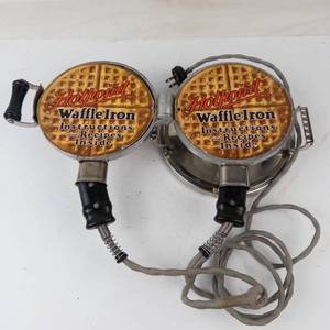 Vintage Hotpoint Ambassador Waffle Irons