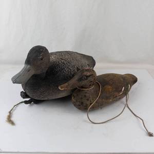 Vintage Bluebill Magnum Duck Decoys (Lot of 2)