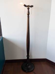 Wood Floor Lamp Tested - Working