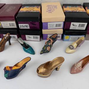 Just the Right Shoe by Raine Miniature Shoe Figurines (Lot of 12)