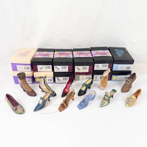 Just the Right Shoe by Raine Miniature Shoe Figurines (Lot of 12)