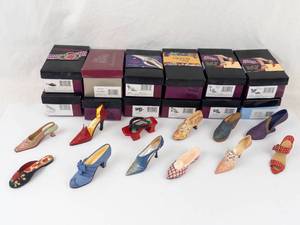 Just the Right Shoe by Raine Miniature Shoe Figurines (Lot of 12)