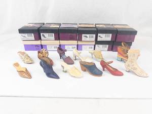 Just the Right Shoe by Raine Miniature Shoe Figurines (Lot of 12)