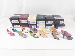 Just the Right Shoe by Raine Miniature Shoe Figurines (Lot of 12)