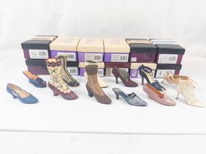 Just the Right Shoe by Raine Miniature Shoe Figurines (Lot of 12)