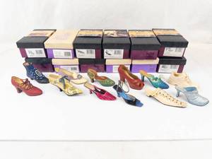 Just the Right Shoe by Raine Miniature Shoe Figurines (Lot of 12)