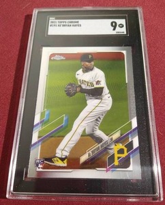 2021 Topps Chrome KeBryan Hayes Rookie - SGC 9