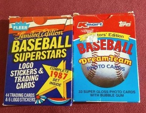 (2) Small 1980s Baseball Card Sets