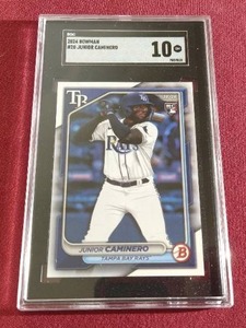 2024 Bowman Junior Caminero Rookie Card - SGC 10