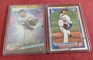 (2) 2024 Yoshinobu Yamamoto Rookie Cards