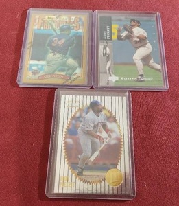 (3) Nice 1990s Kirby Puckett Cards
