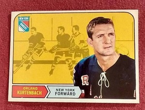 1968-69 O-Pee-Chee Orland Kurtenbach - Higher Grade