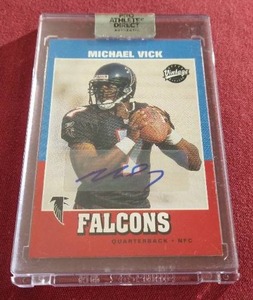 Michael Vick Autographed Card