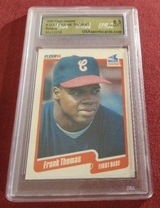 1990 Fleer Update Frank Thomas Rookie Card - USA 8.5