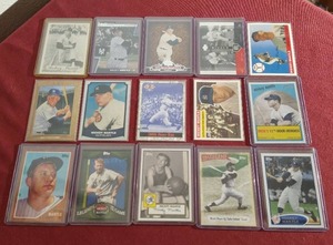 (15) Mickey Mantle Insert Cards