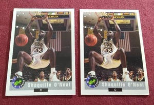 (2) 1992 Classic Shaquille ONeal Rookie Cards