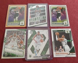 (6) Giannis Antetokounmpo Cards