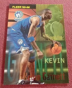 1995-96 Fleer Kevin Garnett Rookie Card